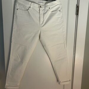 LOFT White Ankle & Cropped Jeans